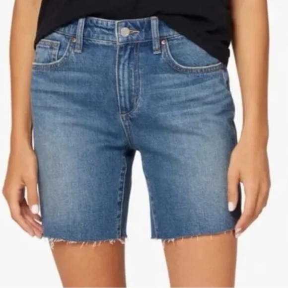 NWT Joe's Jeans Easy Bermuda Denim Cut-Off Denim Shorts - Picture 1 of 14